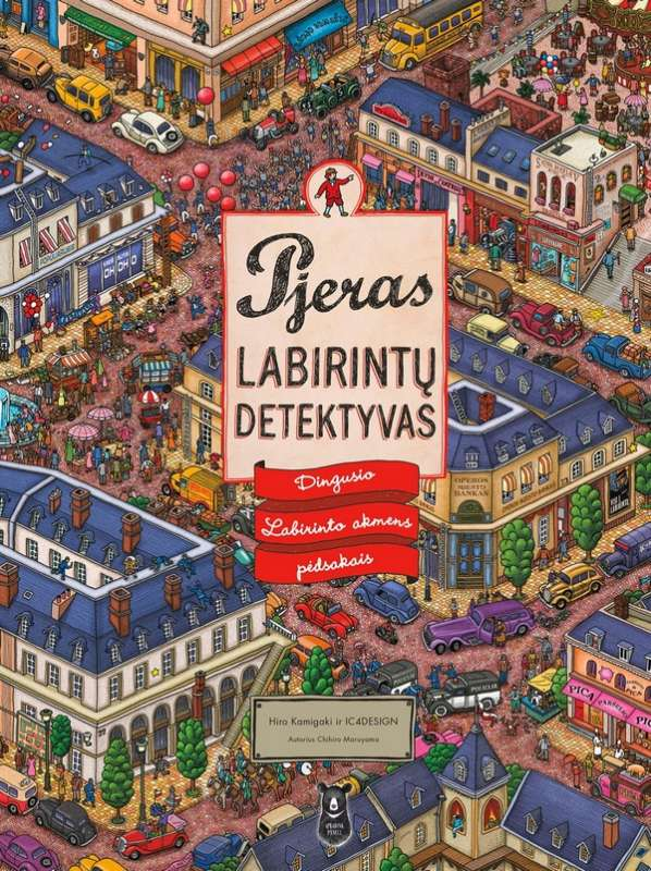 KNYGA Apkabink Menuli Pjeras. Labirintų detektyvas. 1 dalis