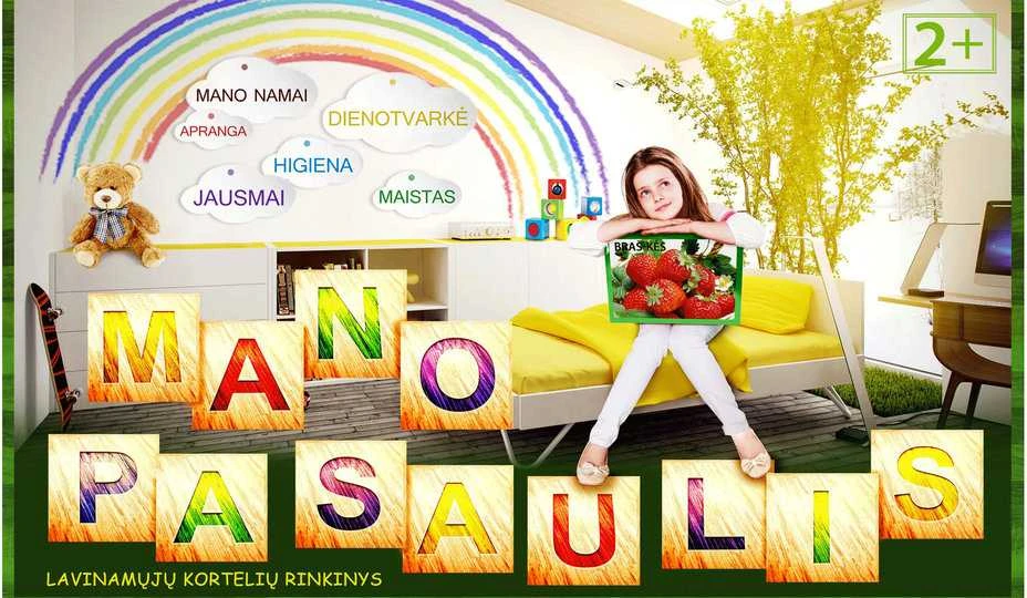 PIO Lavinamųjų kortelių rinkinys Mano pasaulis, Z-00024
