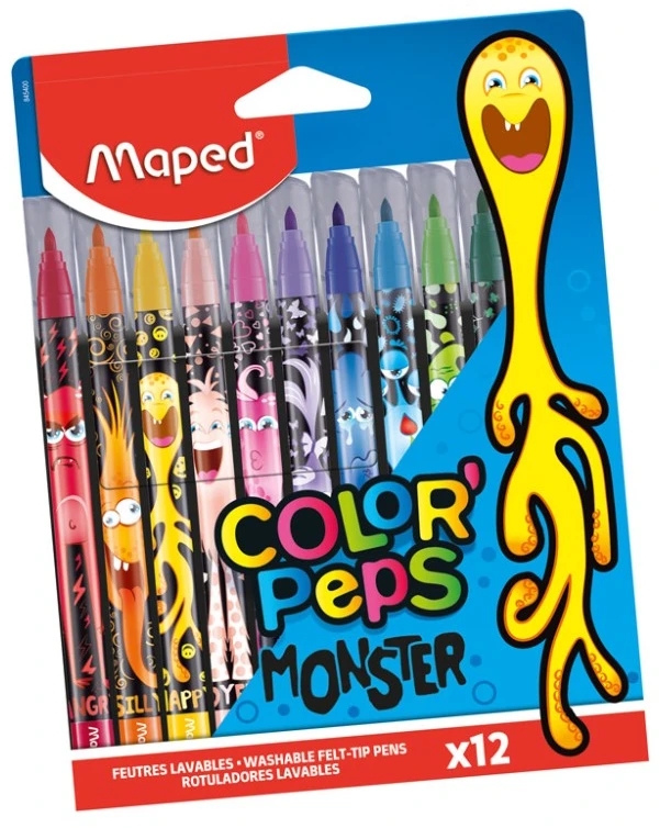 Maped Flomasteris ColorPeps Monster 12vnt.