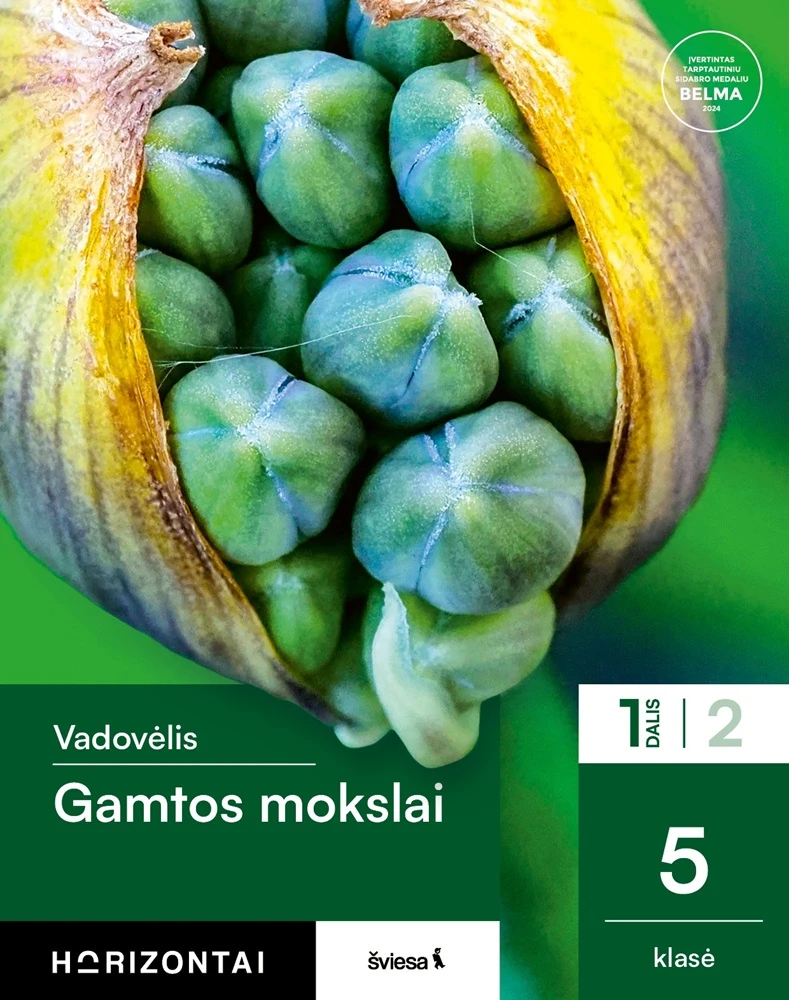 KNYGA Šviesa Gamtos mokslai. Vadovėlis 5 klasei, 1 dalis, serija Horizontai