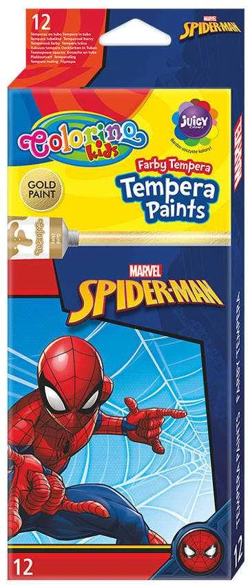 Dažai guašas Colorino Spiderman, 12 vnt. 91840PTRR