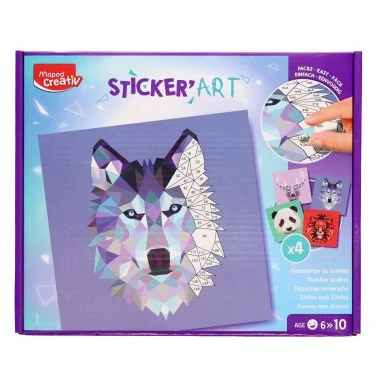 Įklijuoti pagal skaičius Maped Creativ Sticker Art