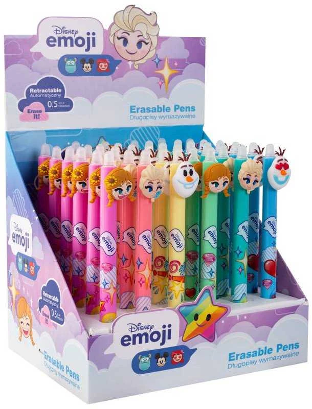 Automatinis trinamas rašiklis COLORINO su DISNEY EMOJI, įvairių spalvų, 0,5 mm