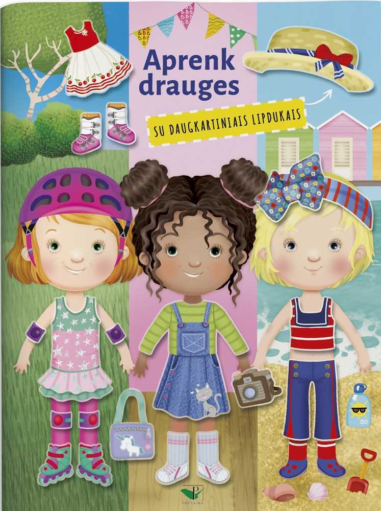Išmok drauges. Su daugkartiniais lipdukais.