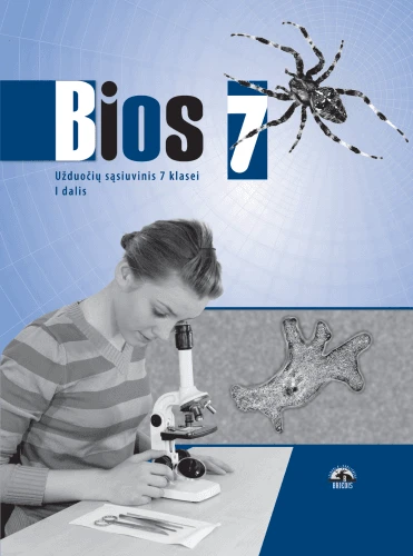 KNYGA Briedis Bios 7, biologijos užduočių sąsiuvinis 7 kl. I dalis