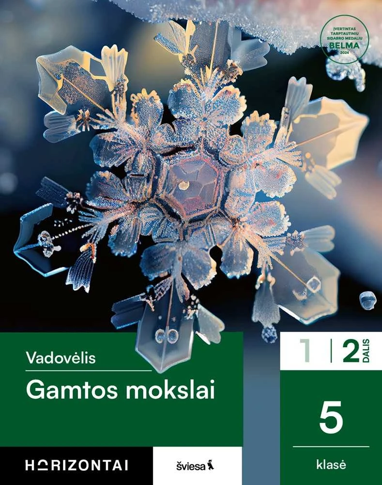 KNYGA Šviesa Gamtos mokslai. Vadovėlis 5 klasei, 2 dalis, serija Horizontai