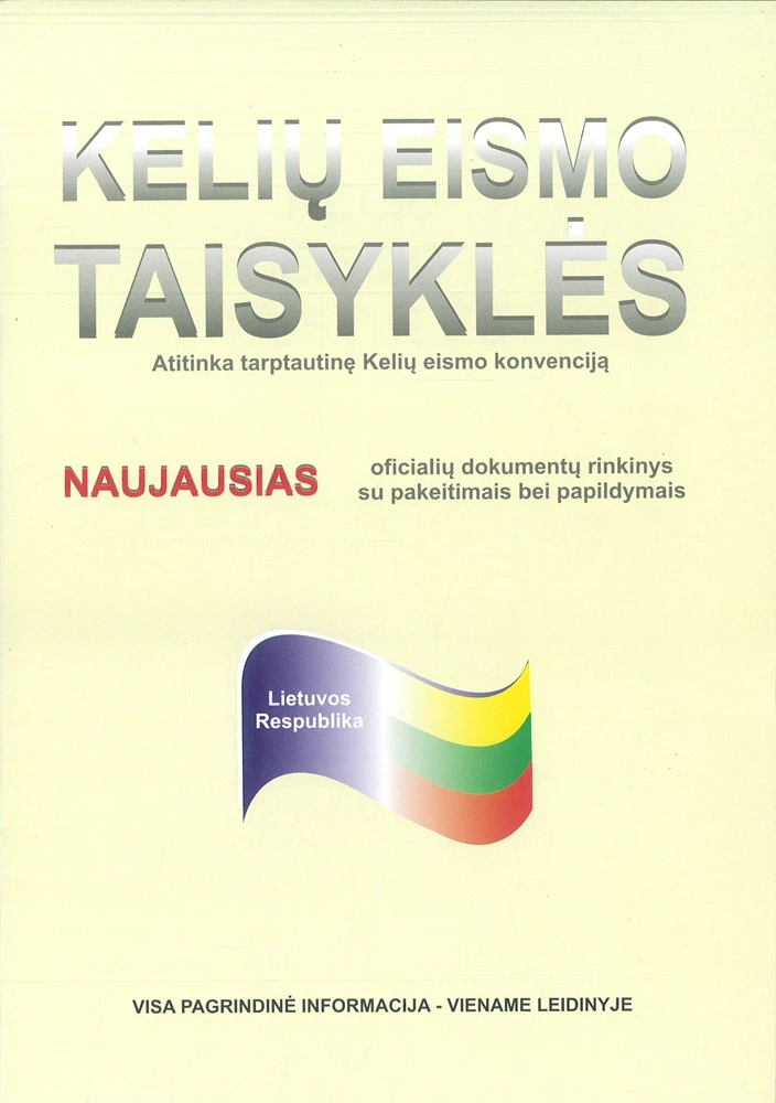 KNYGA Kelių eismo taisyklės