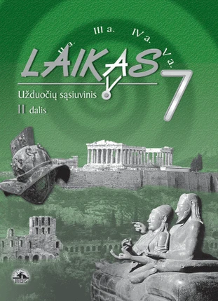 KNYGA Briedis Laikas. Užduočių sąsiuvinis 7 klasei, 2 dalis