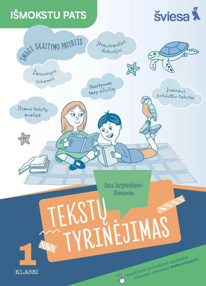 KNYGA Šviesa Lietuvių kalbos tekstų tyrinėjimas 1 klasei