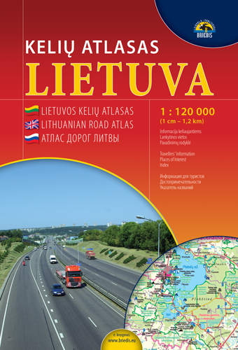 Lietuvos kelių atlasas 1:120000