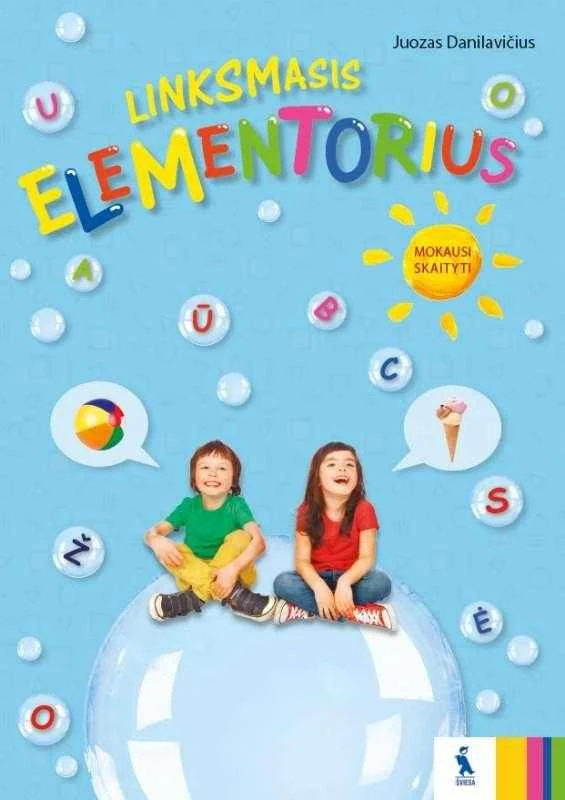 KNYGA Šviesa Skaitymo pradžiamokslis. Linksmasis elementorius. Mokausi skaityti. 6-7 metų vaikams