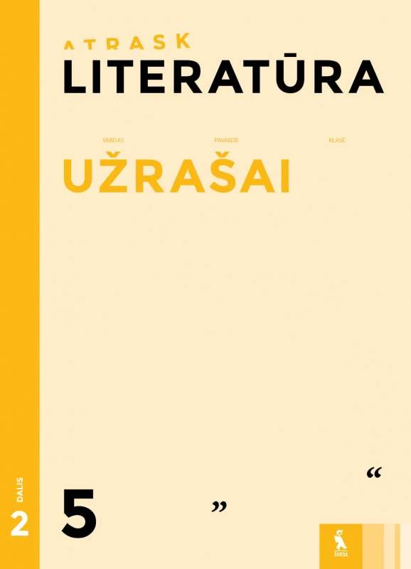 KNYGA Šviesa LITERATŪRA. UŽ. V kl.. 2 d. (ATRASK)