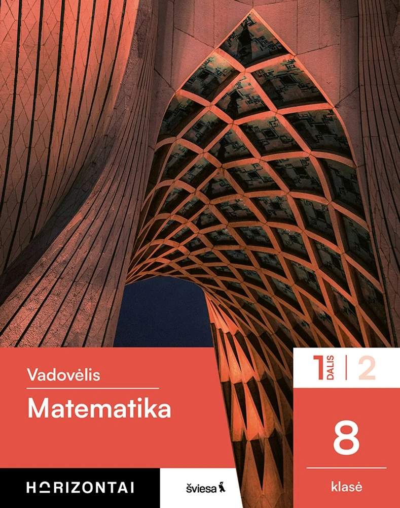 KNYGA Šviesa Matematika. Vadovėlis 8 klasei, 1 dalis, serija Horizontai