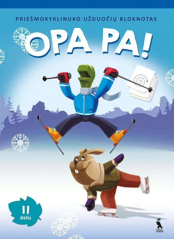 KNYGA Šviesa OPA PA! Priešmokyklinuko užduočių bloknotas 2 dalis