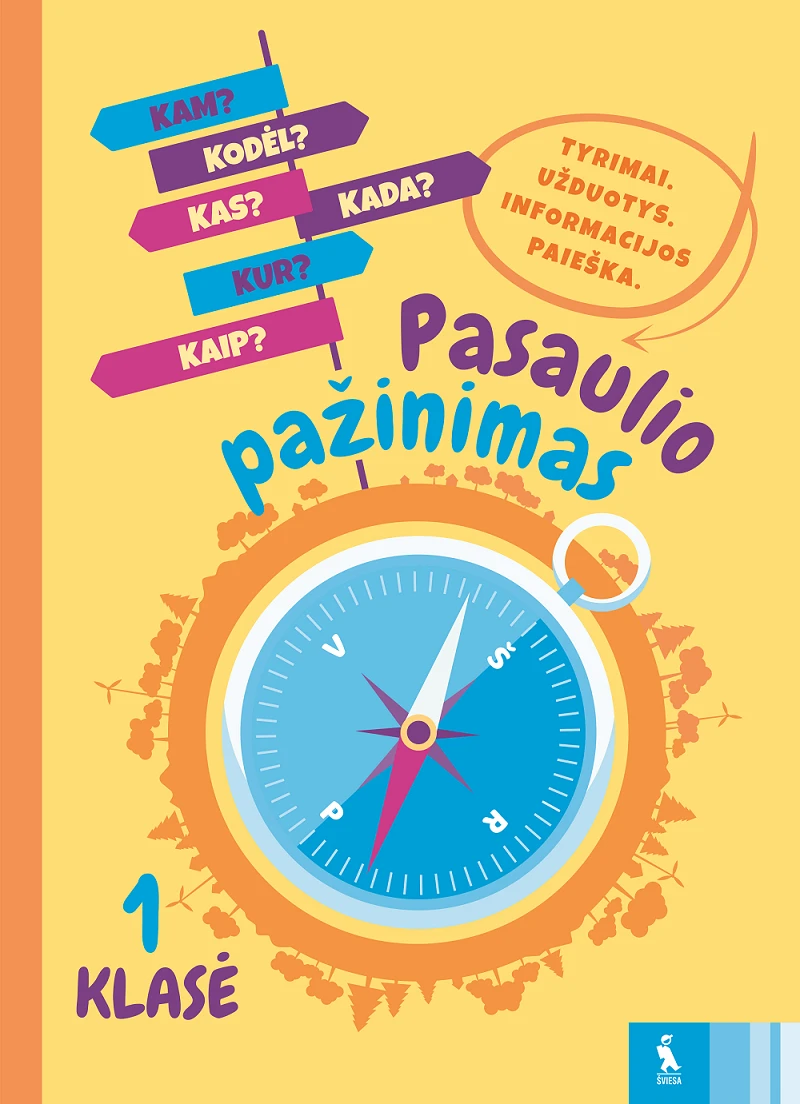 KNYGA Šviesa Pasaulio pažinimas 1kl. (tyrimai, užduotys)