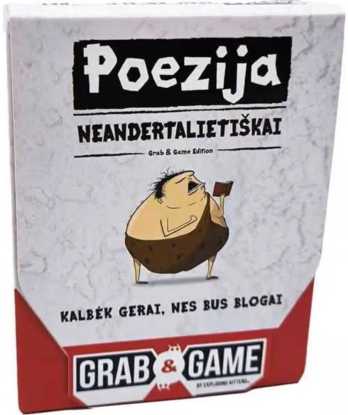 Kadabra Poezija Neandertalietiškai (Poetry for Neanderthals) kišeninė versija