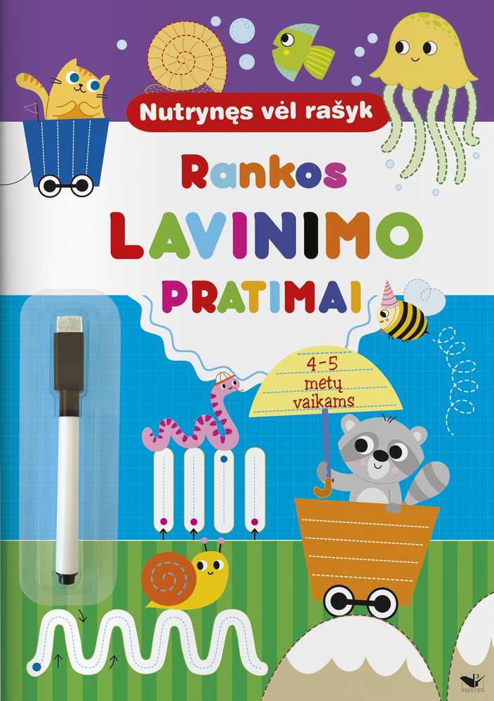 KNYGA Rankų lavinimo užduotys 5-6 metų vaikams
