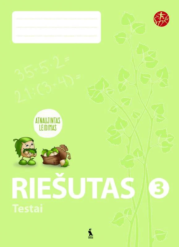 KNYGA Šviesa Riešutas. Testai 3 klasei (atnaujinta) (serija „ŠOK“)