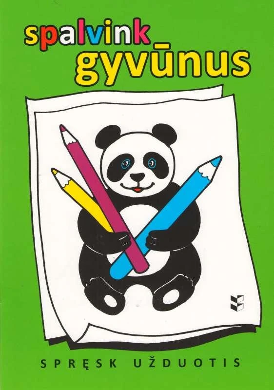 KNYGA Spalvink gyvūnus