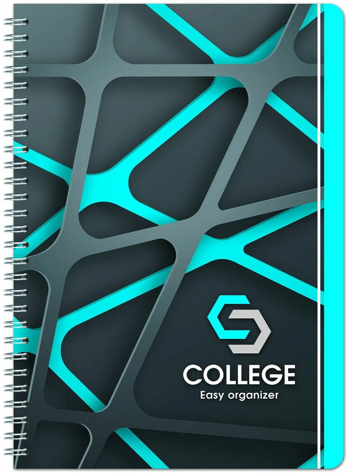 Lastva Knyga su spirale B5 150lap 70g lang COLLEGE