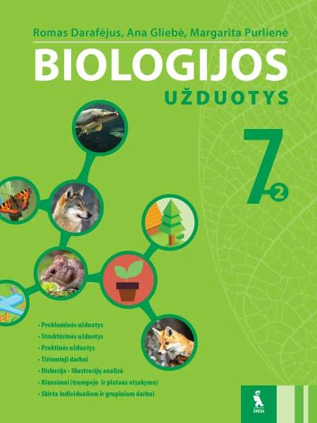 KNYGA Šviesa Biologijos užduotys 7 klasei, 2-asis sąsiuvinis