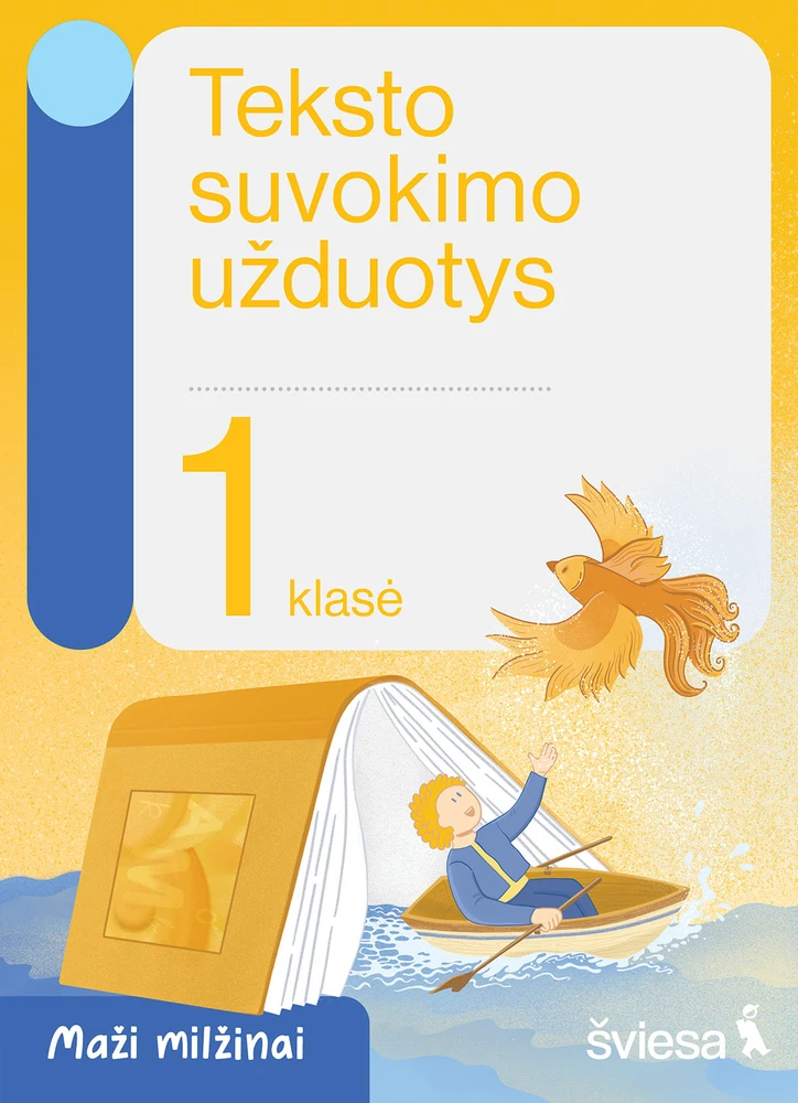 KNYGA Šviesa Teksto suvokimo užduotys 1 klasei. Serija Maži milžinai