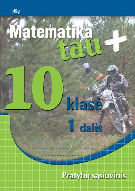 KNYGA Matematika Tau Plius (EUR). 10 kl.1 d. pr. sąs.