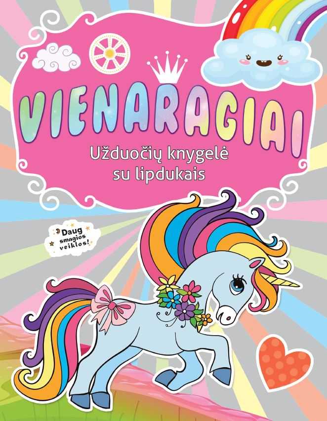 KNYGA Vienaragiai. Užduočių knygelė su lipdukais.