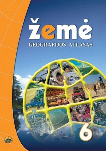 KNYGA Žemė 6, geografijos atlasas 6 kl.