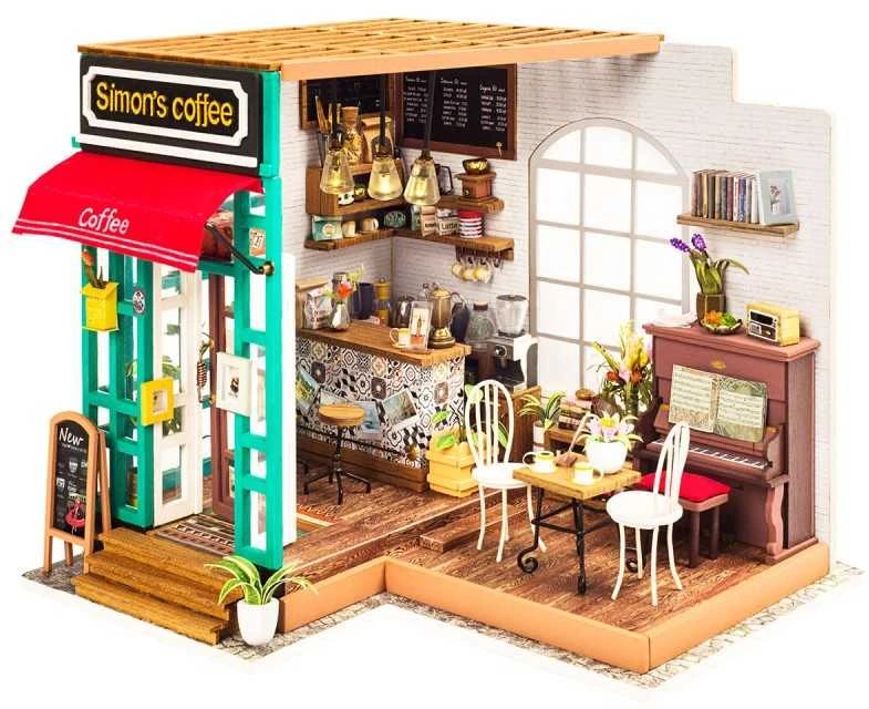 Robotime Mini namas 3D konstruktorius KAVINĖ