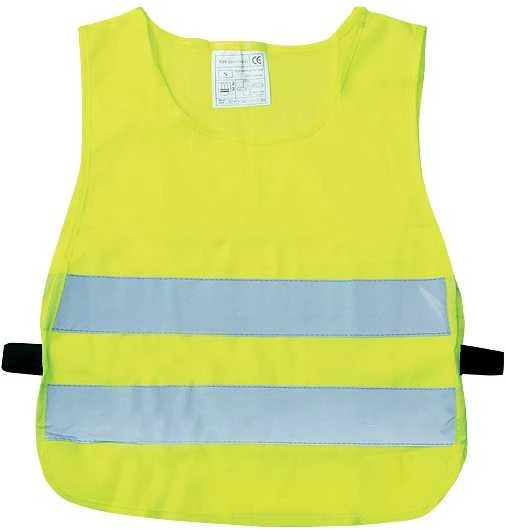 Liemenė su atšvaitais vaikiška geltona S (6-13m.)