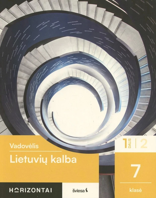 KNYGA Šviesa Lietuvių kalba. Vadovėlis 7 klasei, 1 dalis, serija Horizontai