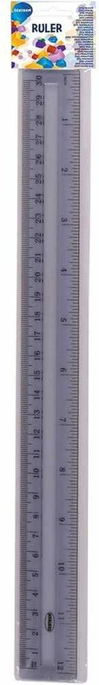 Liniuotė plastikinė 30 cm Centrum