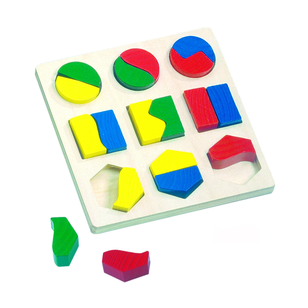 Bino Medinė geometrinių formų dėlionė
