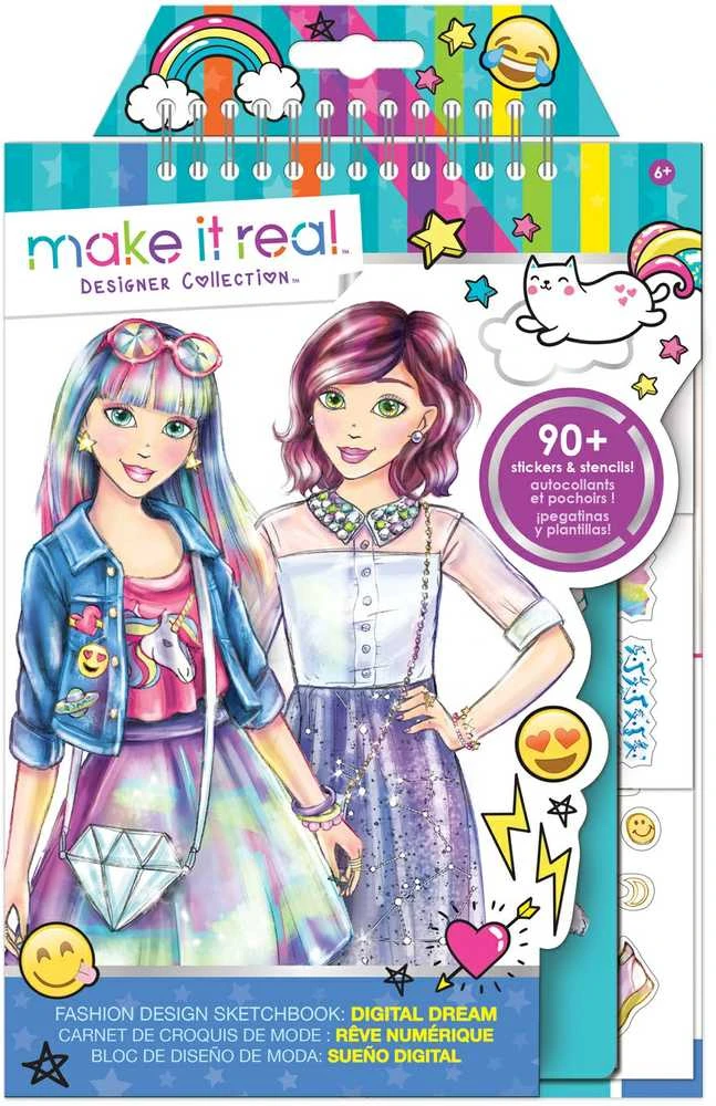 MAKE IT REAL Dizainerio eskizų knygelė „Emocijos“