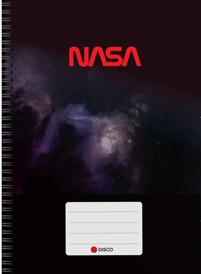 DISCO SĄSIUVINIS NASA 50LAPŲ 24.7X17.4CM LINIJ