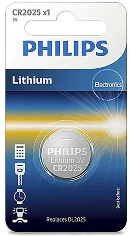PHILIPS Lithium CR2025 /elementas