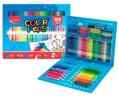 Maped Piešimo reikmenų rinkinys ColorPeps 100vnt.
