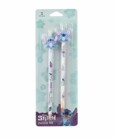 Pieštukai su trintuku Disney Fashion "STITCH PASTEL", 2 vnt.