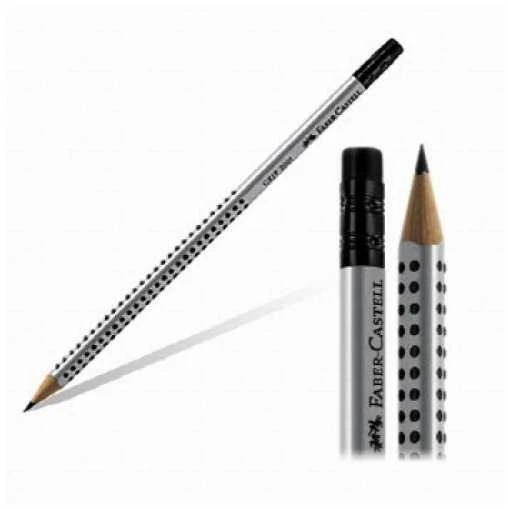 Pieštukas Faber-Castell Grip 2001, HB, su trintuku, padrožtas