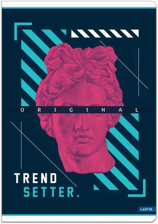 Lastva Sąsiuvinis A5 52lap 70g linija TREND SETTER