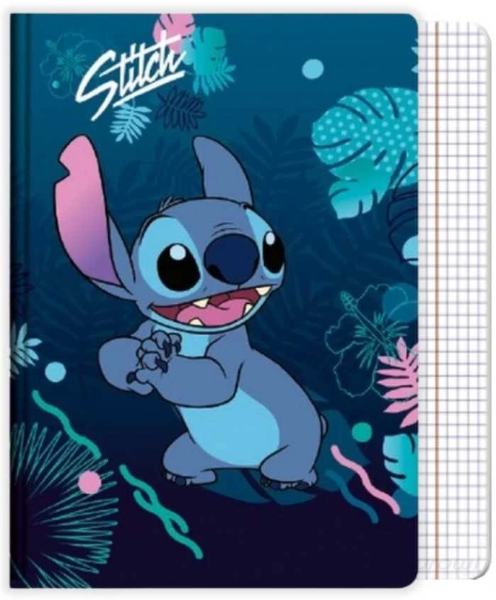 Sąsiuvinis Disney Mėlyna "STITCH" Motyvas nr.1, A5, 32 lapų, langeliais