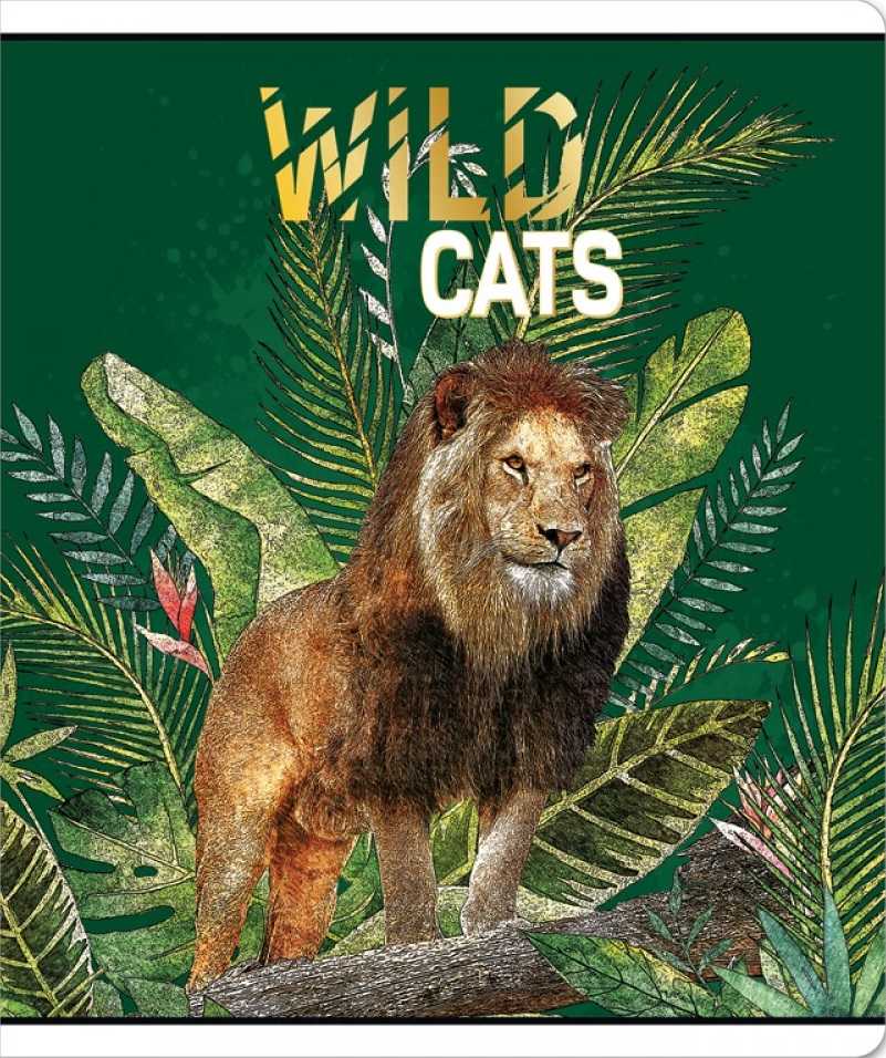 Lastva Sąsiuvinis(platus) A5 12lap 80g lang WILD CATS