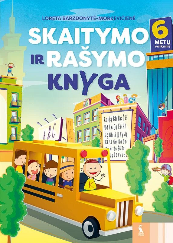 Šviesa Skaitymo ir rašymo knyga 6 metų vaikams