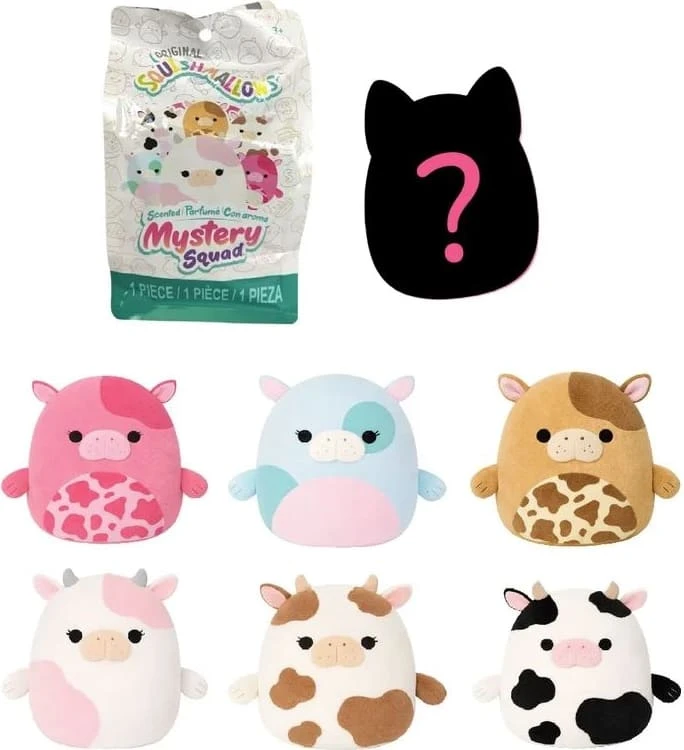 SQUISHMALLOWS Mystery Squad W29 paslaptingas pliušinis gyvūnėlis, 12 cm