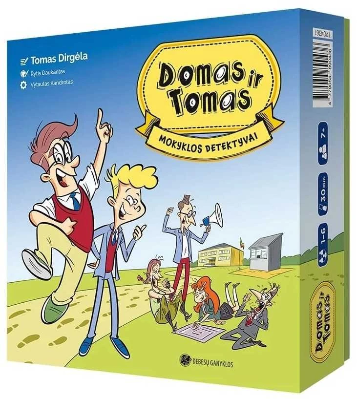 None Nežinomas Stalo žaidimas DOMAS IR TOMAS Mokyklos Detektyvai