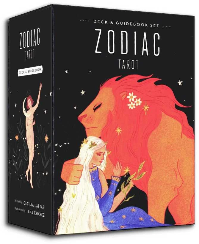US Games Systems Zodiac Deck And Guidebook Set Taro Kortos Ir Vadovas