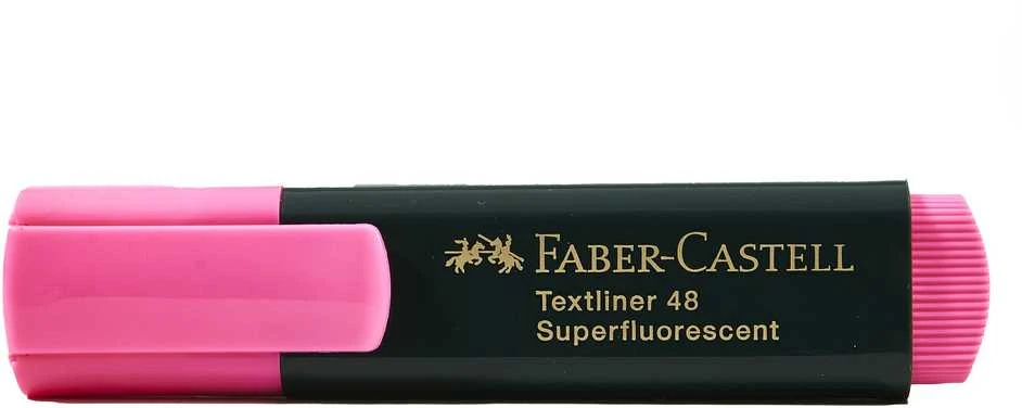 Teksto žymeklis Faber-Castell, 1-5 mm, kirsta galvutė, rožinis 1212-304