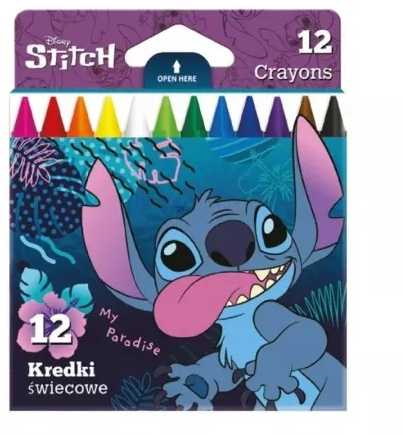 Kreidelės Disney Stitch 12spalvų