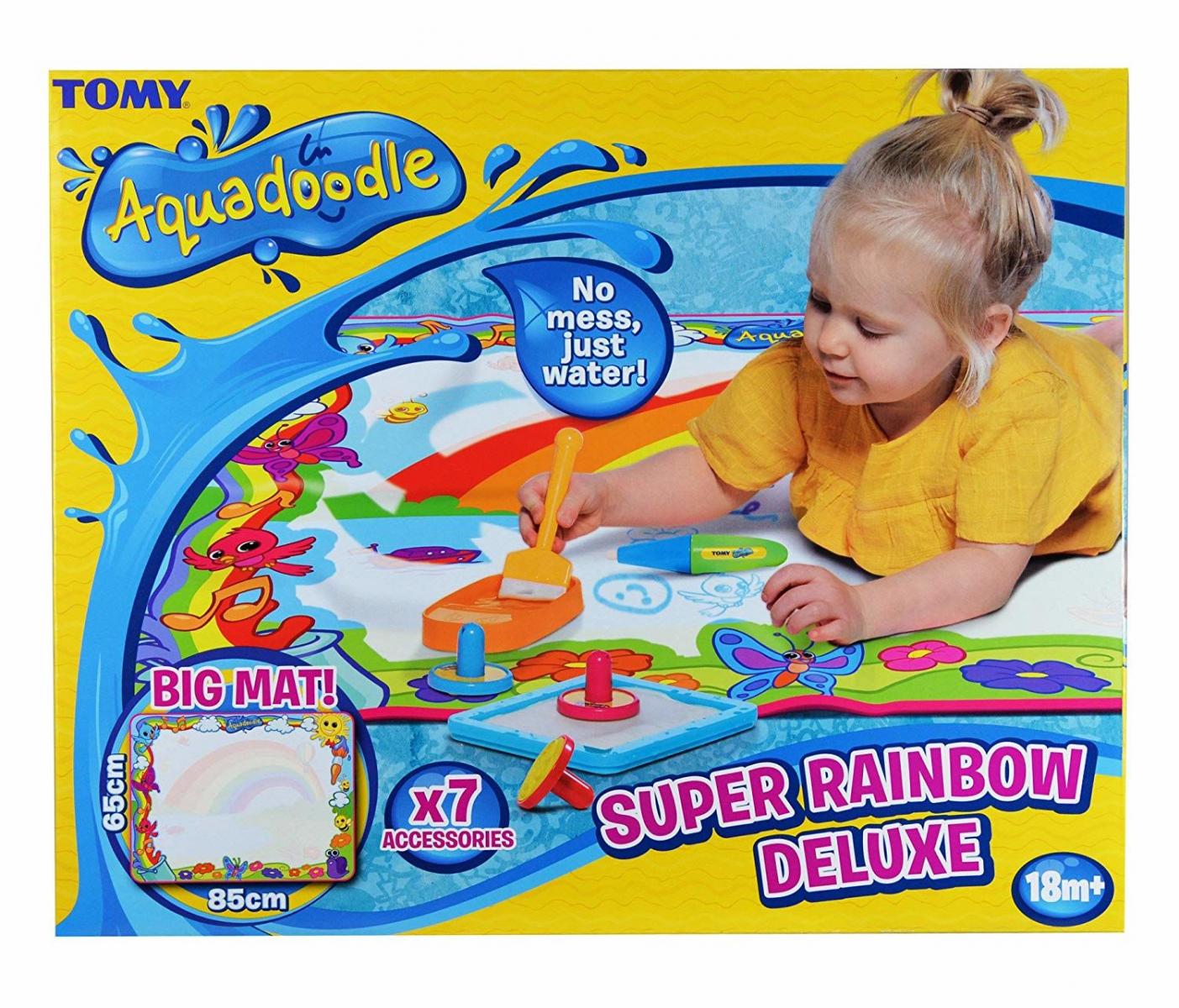 Tomy Aqua Doodle AQUADOODLE piešimo kilimėlis Super Rainbow Deluxe, E72772